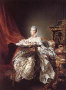 Francois-Hubert Drouais Madame de Pompadour oil painting